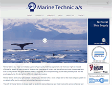 Tablet Screenshot of marinetechnic.com